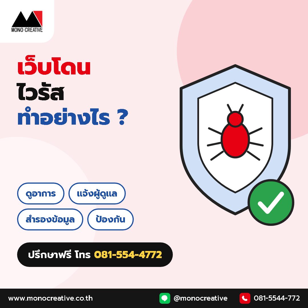 เว็บไซต์โดนไวรัส ต้องทำอย่างไร อาการและวิธีป้องกัน